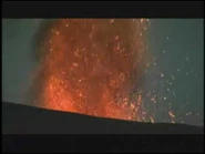 "volcanoes would erupt, lava would flow like water"