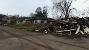 Hurricane Katrina destroyed many homes in New Orleans.