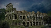 Concept art of the Colosseum, which appears in 1,000 years after people.