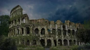 The colosseum full view, with more plants added.