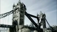 The Tower Bridge walkway falls