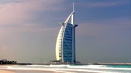The Burj Al Arab in the time of humans.