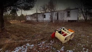 An abandoned trailer at Centralia.