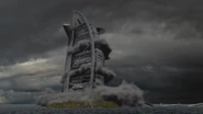 The Burj Al Arab collapses.