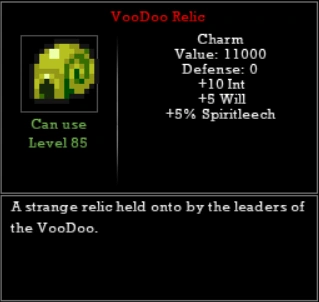 VooDoo Relic | LifeForge Wiki | Fandom