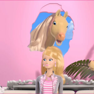 barbie dream house horse