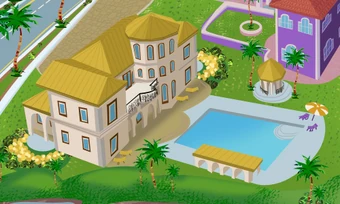 barbie cartoon house