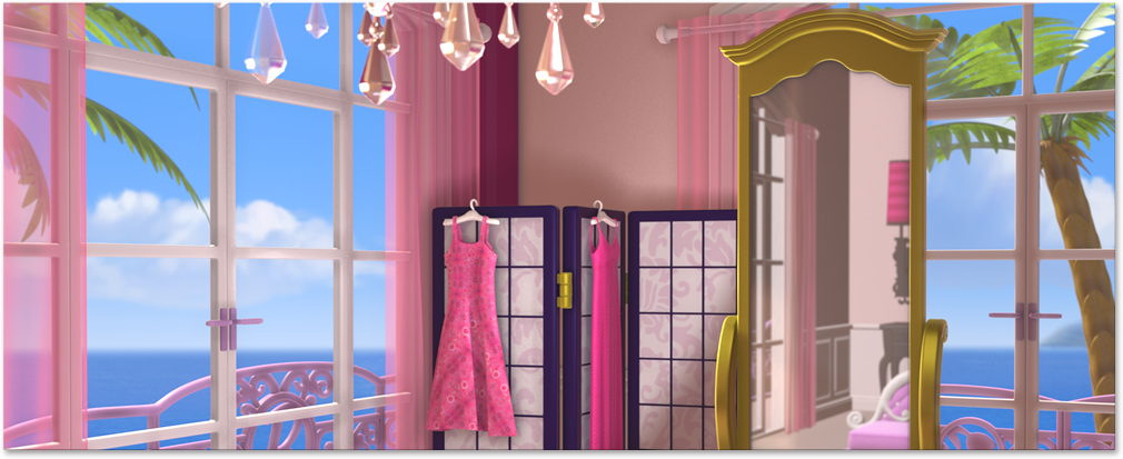 Barbie's bedroom