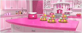 barbie life in the dreamhouse kitchen