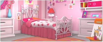 barbie dream house bedroom