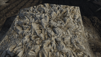 Rocksalt as bulk goods