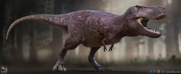 Tiranossauro Rex era tão inteligente quanto babuínos, revela estudo