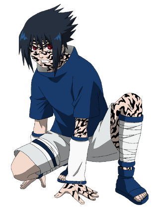 sasuke uchiha marca da maldição imcopleta [naruto classico