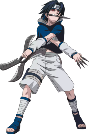 Sasuke Uchiha clássico e shippuden