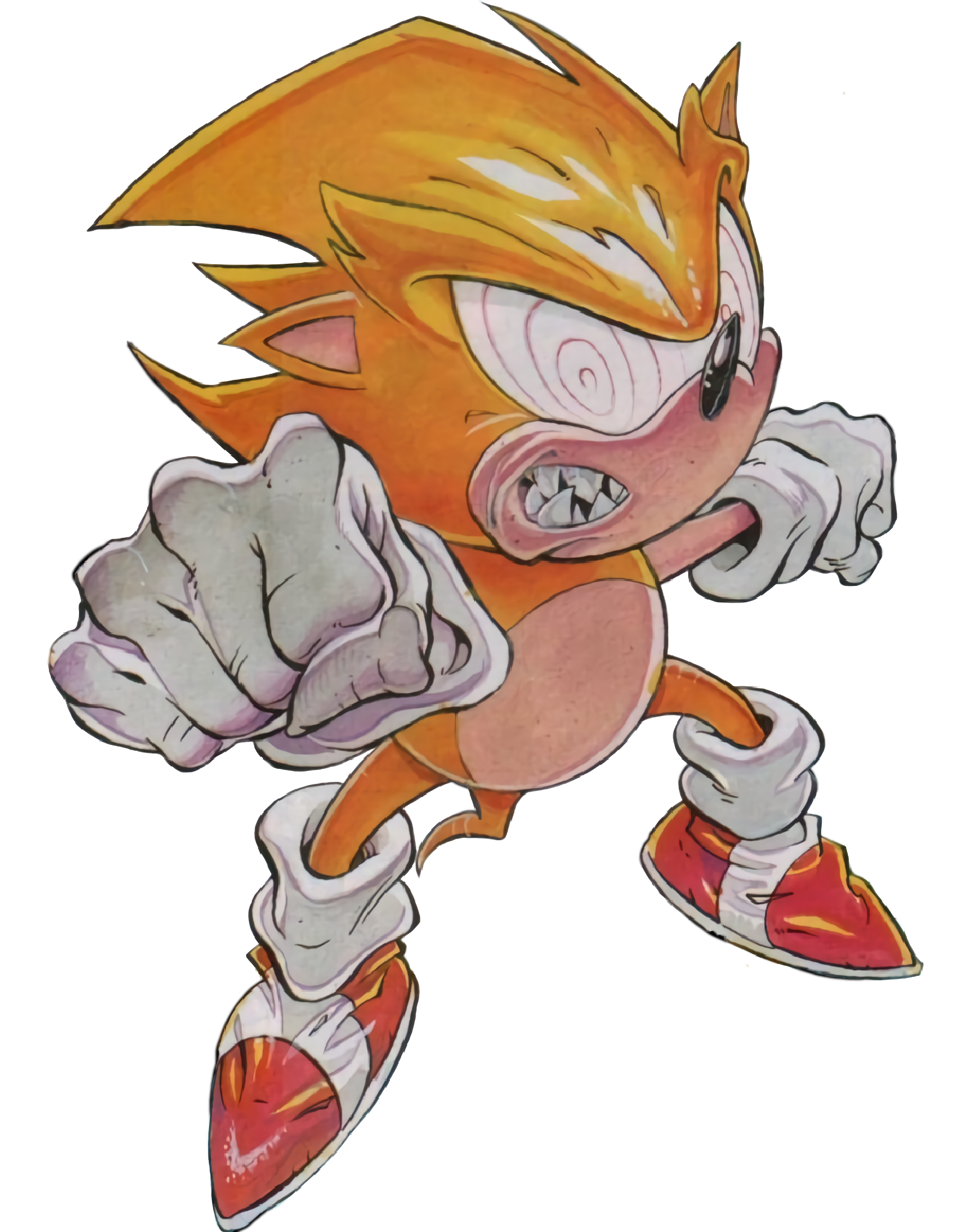 Super Sonic (STC) in Sonic 3 Style