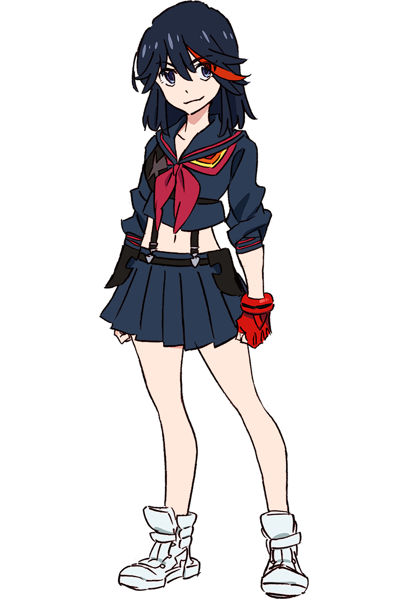 Todo dia um personagem de anime com man face Dia 16: Ryuko