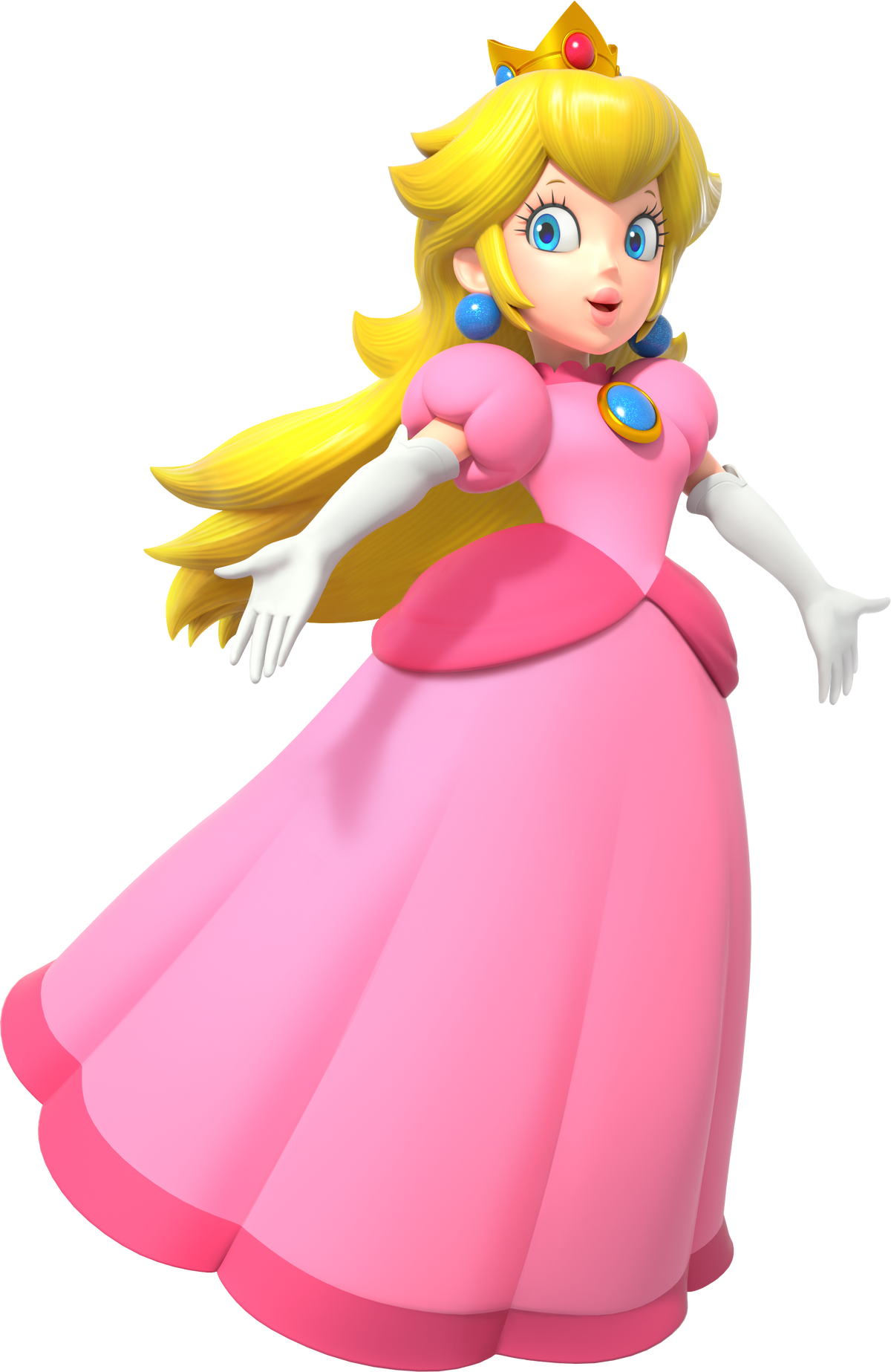 Imagem mostra Princesa Peach sem maquiagem característica da personagem -  Millenium