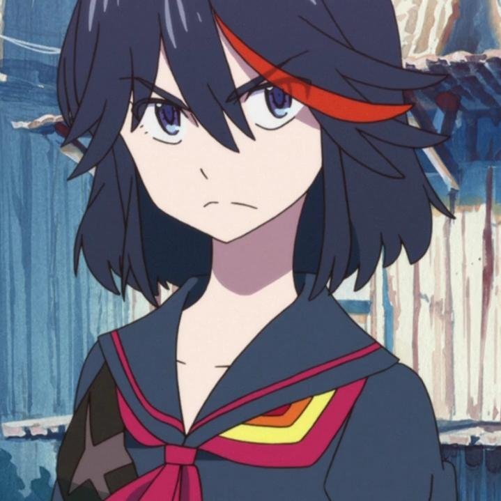 Todo dia um personagem de anime com man face Dia 16: Ryuko