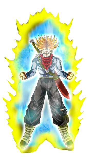 Criando Trunks na forma de Lendário Super Saiyajin