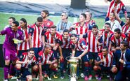 Celebrando la Supercopa MX 2015-2016, en el StubHub Center Stadium