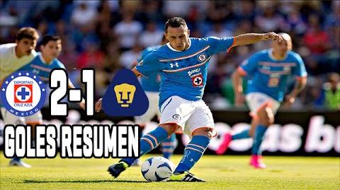 CRUZ AZUL VS PUMAS 2-1 GOLES Y RESUMEN Jornada 9 Apertura 2015 Liga MX