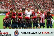 Jugadores de Chivas en la Final de Copa Libertadores 2010