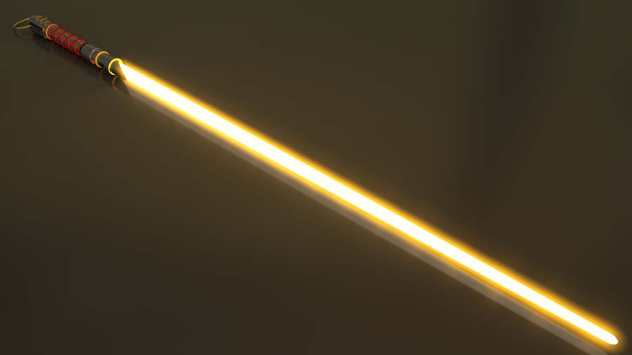 star wars gold saber