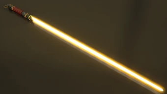 gold lightsaber