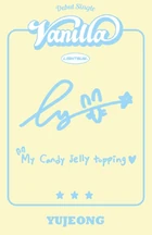"Vanilla" Online Photocard (back)