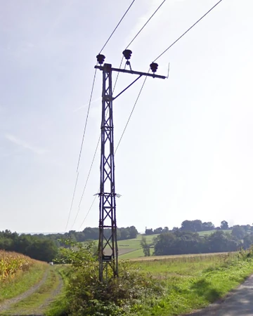 Ligne 63 Kv Amperevielle Tournay Piquage Wiki Lignes A Haute Tension Fandom