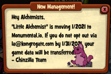 Upgrading, Lil' Alchemist Wiki