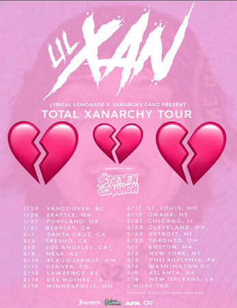 Total Xanarchy Tour | Lil Xan Wiki | Fandom Total Xanarchy Tour | Lil Xan Wiki | Fandom