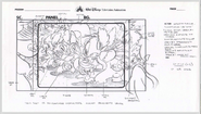 Leroy and Stitch storyboard art - Experiments versus Leroys