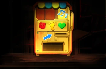 Suspiciously Sparkly Vending Machine