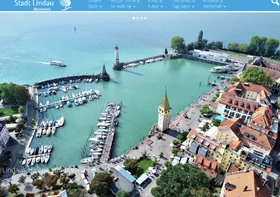So beginnt die Homepage der Stadtverwaltung  >> Lindau (Bodensee)