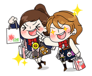 Yuko & her BFF are going to shop till they drop!