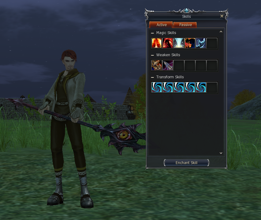 lineage 2 human wizard skills
