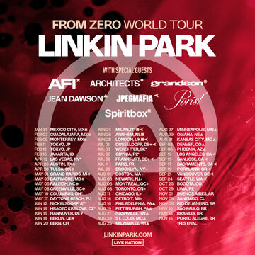 LINKIN PARK FROM ZERO WORLD TOUR VIP用5点 OneMall provides Mercari products: LINKIN PARK FROM ZERO
