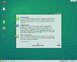 Zrzut ekranu z openSUSE 13.2