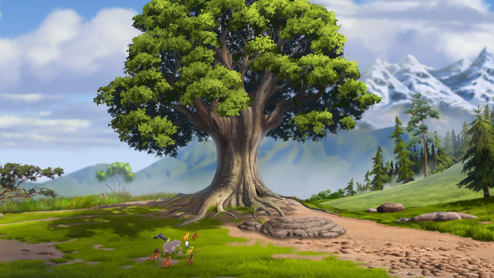 Arbre De Vie Lieu Wikia La Garde Du Roi Lion Fandom