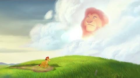 Mufasa offers advice to Kion