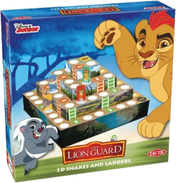 Jogo de Tabuleiro TACTIC Lion Guard 3D Snakes & Ladders Game