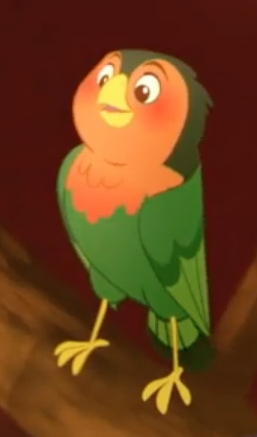 The Lion Guard (Rosy-faced lovebird)