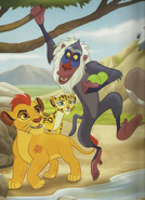 Rafiki as seen in Bunga the Wise (book)