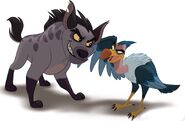 Mzingo and Janja in the "Can't Wait to Be Queen" novelization.