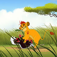 Early design for Kion and Bunga