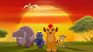 Kion leads his team