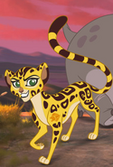 First known image of Fuli and her Mark of the Lion Guard