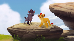 Kion and Jasiri before parting ways