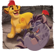 Jasiri and Kion in Unlikely Friends